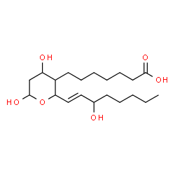 ChemSpider 2D Image | (13E)-9,11,15-Trihydroxythrombox-13-en-1-oic acid | C20H36O6
