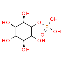 ChemSpider 2D Image | (3R,5S,6S)-2,3,4,5,6-Pentahydroxycyclohexyl dihydrogen phosphate | C6H13O9P