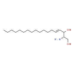 ChemSpider 2D Image | (2S,4E)-2-Amino-4-octadecene-1,3-diol | C18H37NO2