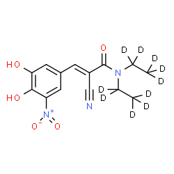 ChemSpider 2D Image | Entacapone-d10 | C14H5D10N3O5
