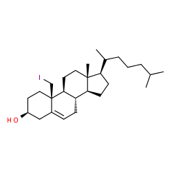 ChemSpider 2D Image | (3beta)-19-Iodocholest-5-en-3-ol | C27H45IO