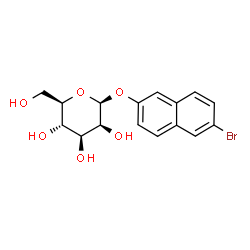 ChemSpider 2D Image | 6-bromo-2-naphthyl beta-D-mannoside | C16H17BrO6