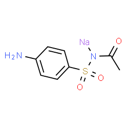 ChemSpider 2D Image | Sodium acetyl[(4-aminophenyl)sulfonyl]azanide | C8H9N2NaO3S