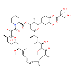 ChemSpider 2D Image | Temsirolimus | C56H87NO16