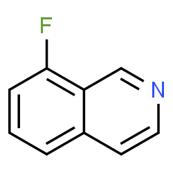 ChemSpider 2D Image | 8-Fluoroisoquinoline | C9H6FN