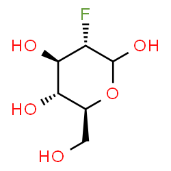 ChemSpider 2D Image | 2-Deoxy-2-fluoro-L-glucopyranose | C6H11FO5