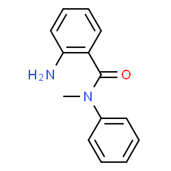 ChemSpider 2D Image | 2-Amino-N-methyl-N-phenylbenzamide | C14H14N2O
