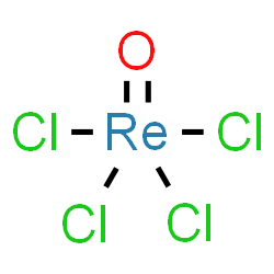 ChemSpider 2D Image | Tetrachloro(oxo)rhenium | Cl4ORe