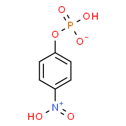 ChemSpider 2D Image | 4-[Hydroxy(oxo)ammonio]phenyl hydrogen phosphate | C6H6NO6P