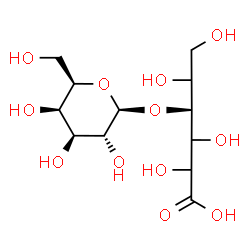 ChemSpider 2D Image | 4-O-beta-D-Galactopyranosyl-D-gluconic acid | C12H22O12