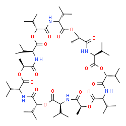 ChemSpider 2D Image | Valinomycin | C54H90N6O18