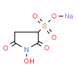 ChemSpider 2D Image | Sodium 1-hydroxy-2,5-dioxo-3-pyrrolidinesulfonate | C4H4NNaO6S