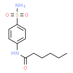 ChemSpider 2D Image | N-(4-Sulfamoylphenyl)hexanamide | C12H18N2O3S