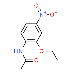 ChemSpider 2D Image | 4-Acetamido-3-ethoxynitrobenzene | C10H12N2O4