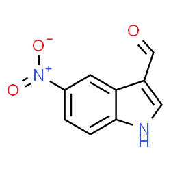 ChemSpider 2D Image | 5-Nitro-1H-indole-3-carbaldehyde | C9H6N2O3