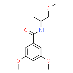 ChemSpider 2D Image | 3,5-Dimethoxy-N-(1-methoxy-2-propanyl)benzamide | C13H19NO4
