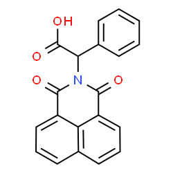 ChemSpider 2D Image | (1,3-Dioxo-1H-benzo[de]isoquinolin-2(3H)-yl)(phenyl)acetic acid | C20H13NO4