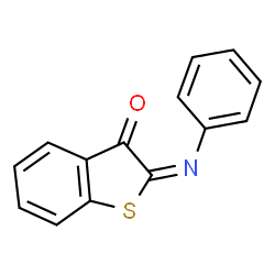 ChemSpider 2D Image | (2E)-2-(Phenylimino)-1-benzothiophen-3(2H)-one | C14H9NOS
