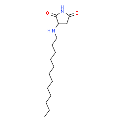 ChemSpider 2D Image | 3-(Dodecylamino)-2,5-pyrrolidinedione | C16H30N2O2