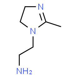 ChemSpider 2D Image | 2-(2-Methyl-4,5-dihydro-1H-imidazol-1-yl)ethanamine | C6H13N3