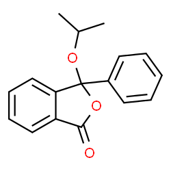 ChemSpider 2D Image | 3-Isopropoxy-3-phenyl-2-benzofuran-1(3H)-one | C17H16O3