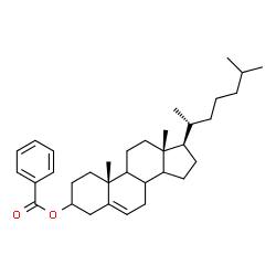 ChemSpider 2D Image | (8xi,9xi,14xi)-Cholest-5-en-3-yl benzoate | C34H50O2