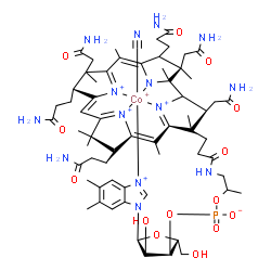 ChemSpider 2D Image | CSID:21607580 | C63H88CoN14O14P