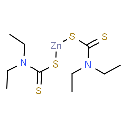 ChemSpider 2D Image | Zinc bis(diethyldithiocarbamate) | C10H20N2S4Zn