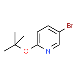 ChemSpider 2D Image | 5-bromo-2-(tert-butoxy)pyridine | C9H12BrNO