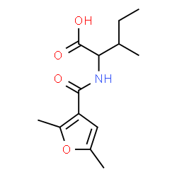 ChemSpider 2D Image | N-(2,5-Dimethyl-3-furoyl)isoleucine | C13H19NO4