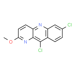 ChemSpider 2D Image | 1-Aza-6,9-dichloro-2-methoxyacridine | C13H8Cl2N2O