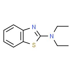 ChemSpider 2D Image | N,N-diethyl-2-Benzothiazolamine | C11H14N2S