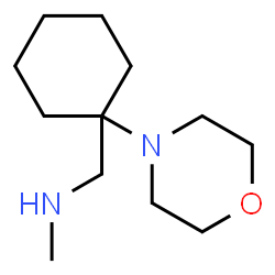ChemSpider 2D Image | N-Methyl-1-(1-morpholinocyclohexyl)methanamine | C12H24N2O