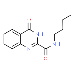 ChemSpider 2D Image | N-Butyl-4-oxo-1,4-dihydro-2-quinazolinecarboxamide | C13H15N3O2