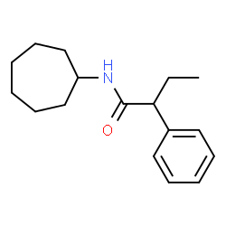 ChemSpider 2D Image | N-Cycloheptyl-2-phenylbutanamide | C17H25NO