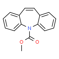 ChemSpider 2D Image | Methyl 5H-dibenzo[b,f]azepine-5-carboxylate | C16H13NO2