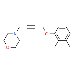 ChemSpider 2D Image | 4-[4-(2,3-Dimethylphenoxy)-2-butyn-1-yl]morpholine | C16H21NO2