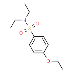ChemSpider 2D Image | 4-Ethoxy-N,N-diethylbenzenesulfonamide | C12H19NO3S