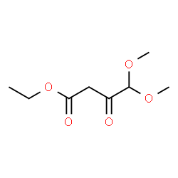 ChemSpider 2D Image | Ethyl 4,4-dimethoxy-3-oxobutanoate | C8H14O5