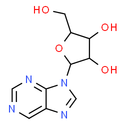 ChemSpider 2D Image | 9-Pentofuranosyl-9H-purine | C10H12N4O4