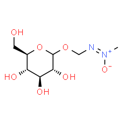 ChemSpider 2D Image | [(Z)-Methyl-ONN-azoxy]methyl D-glucopyranoside | C8H16N2O7