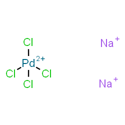 ChemSpider 2D Image | Palladium(2+), tetrachloro-, sodium salt (1:2) | Cl4Na2Pd