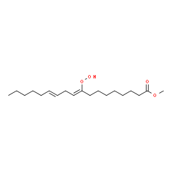 ChemSpider 2D Image | Methyl (9Z,12E)-9-hydroperoxy-9,12-octadecadienoate | C19H34O4
