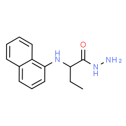 ChemSpider 2D Image | 2-(1-Naphthylamino)butanehydrazide | C14H17N3O