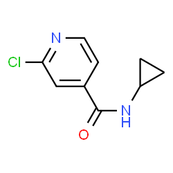ChemSpider 2D Image | 2-Chloro-N-cyclopropylisonicotinamide | C9H9ClN2O