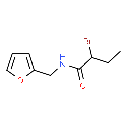 ChemSpider 2D Image | 2-Bromo-N-(2-furylmethyl)butanamide | C9H12BrNO2