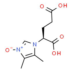 ChemSpider 2D Image | (2S)-2-(4,5-Dimethyl-3-oxido-1H-imidazol-1-yl)pentanedioic acid | C10H14N2O5