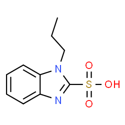 ChemSpider 2D Image | 1-Propyl-1H-benzimidazole-2-sulfonic acid | C10H12N2O3S