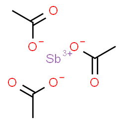 ChemSpider 2D Image | Antimony(III) acetate | C6H9O6Sb