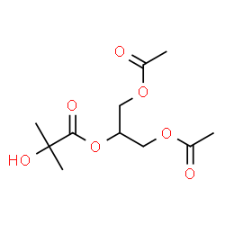 ChemSpider 2D Image | 1,3-Diacetoxy-2-propanyl 2-hydroxy-2-methylpropanoate | C11H18O7